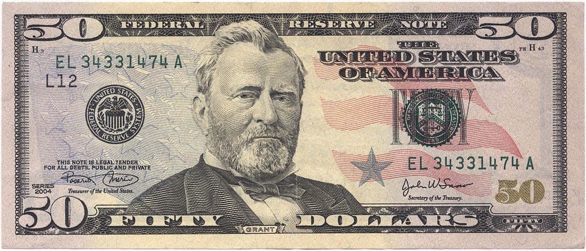 Featured image of post 50 Dollar Bill President Grant