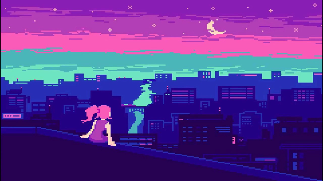 Featured image of post Aesthetic Music Background Aesthetic Pixel Night Gif
