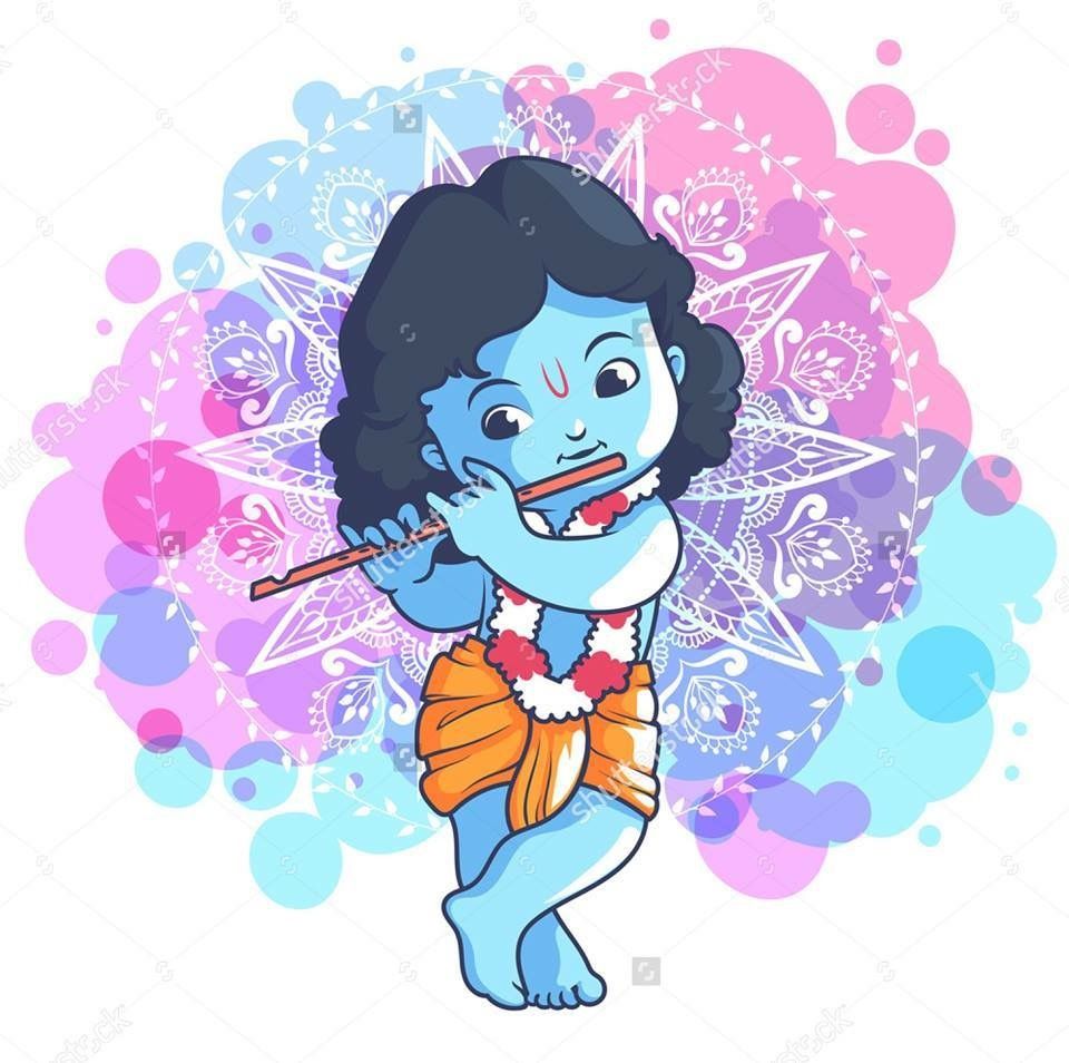 Featured image of post Cute Krishna Cartoon Drawing