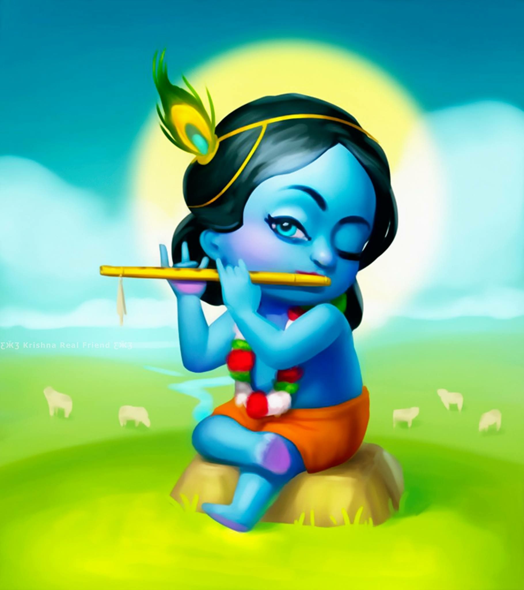 Featured image of post Cute Krishna Cartoon Images