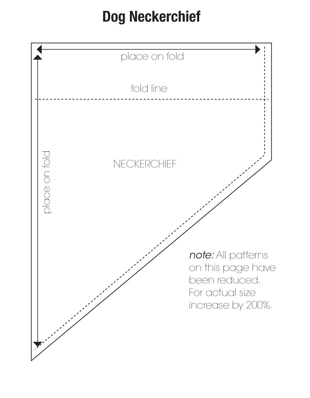 Featured image of post Dog Bandana Pattern Pdf