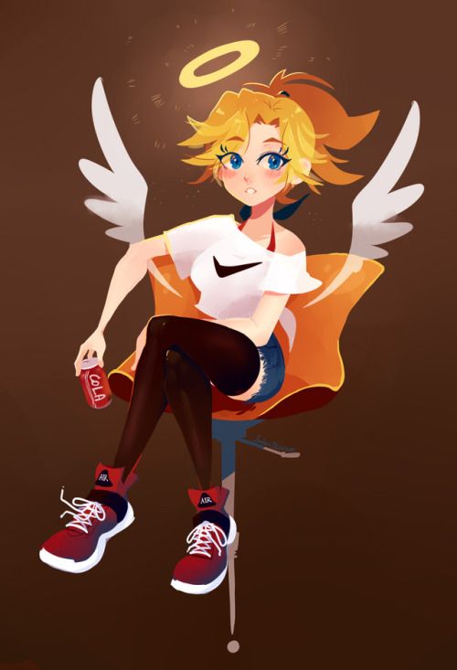 Featured image of post Fanart Cute Anime Mercy Overwatch