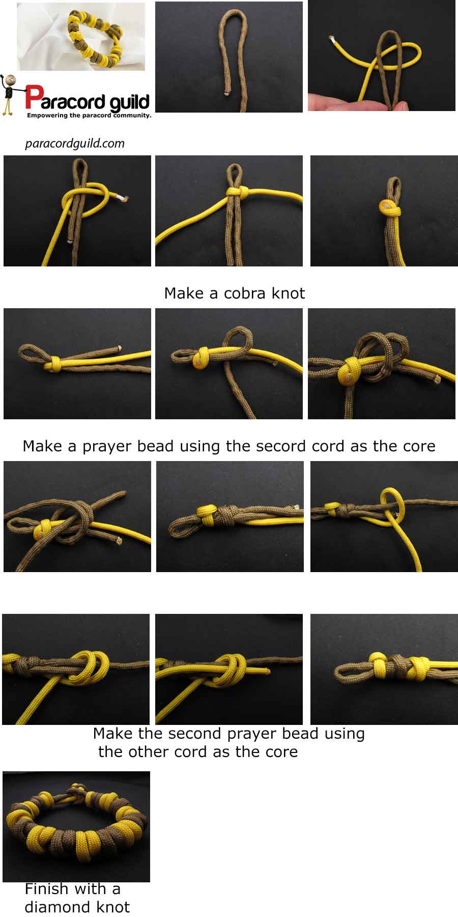 Featured image of post How To Make A Paracord Bracelet With Beads