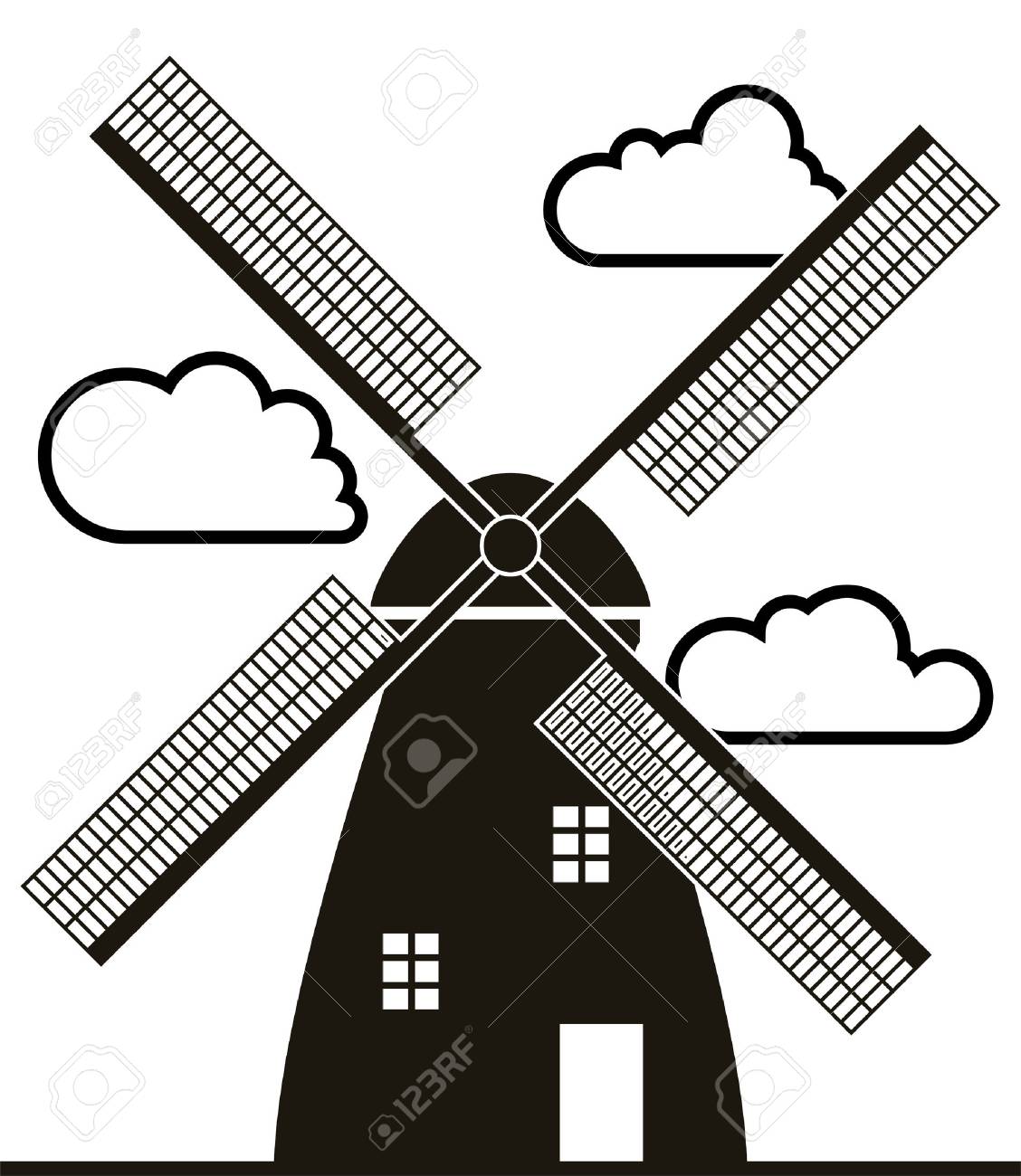 Featured image of post Windmill Images Black And White