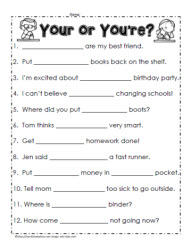 Featured image of post Your And You&#039;re Worksheet Ks2